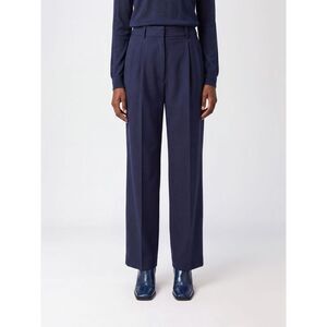 Blaze Milano Women Blaze Milano High-Waisted Wide Leg Wool Trousers With Pleats